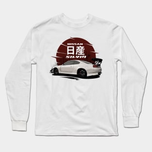 Nissasn Silvia S15, JDM Car Long Sleeve T-Shirt